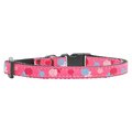 Unconditional Love Lollipops Nylon Ribbon Collar Bright Pink X-Small UN763590